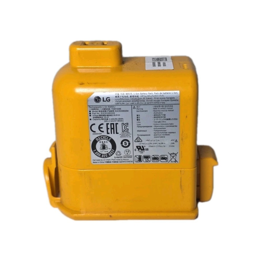 OEM LG Battery CordZero A9 EAC63382202 25.55V. Tested